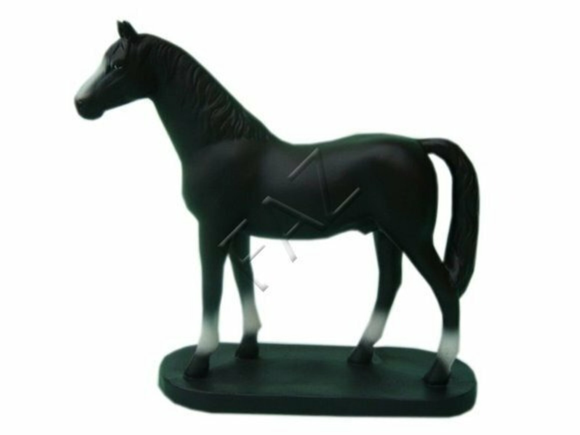 Design Pferd Figur Garten Statue Skulptur Figuren Skulpturen Dekoration