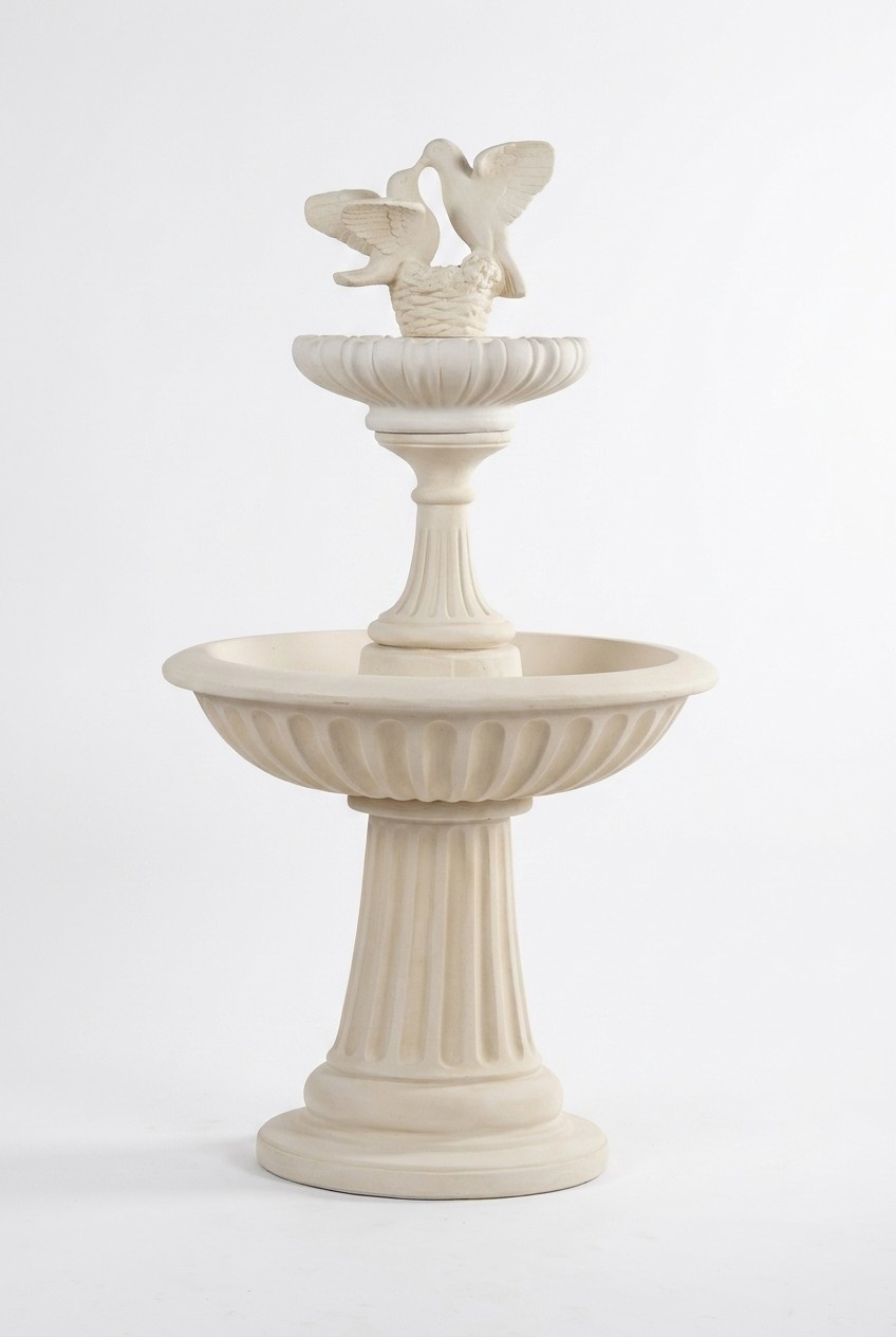 Zierbrunnen Springbrunnen Skulptur 171cm Brunnen Deko Garten Fontaine T