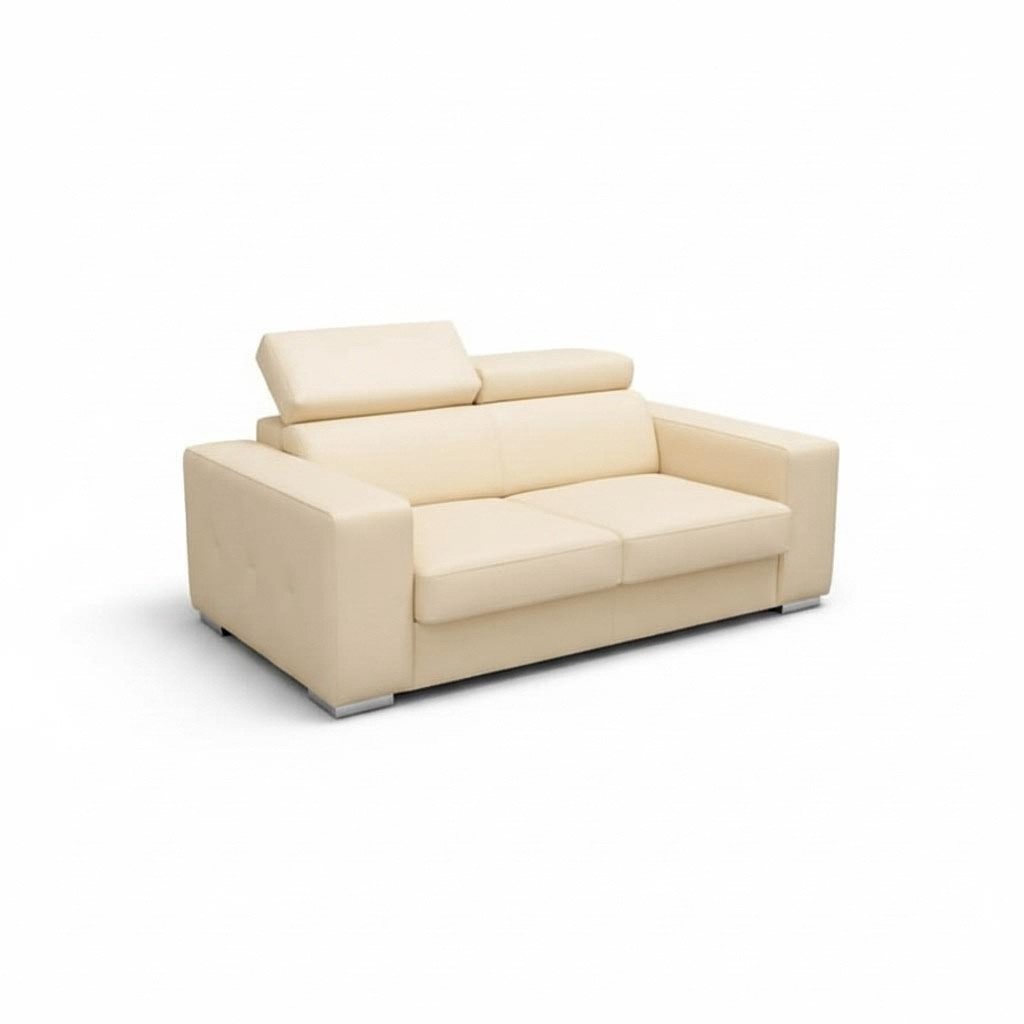 Zweisitzer Sofa Neu Modern Sofa Beige 2 Sitzer Couchen Sofas Möbel Lounge Holz