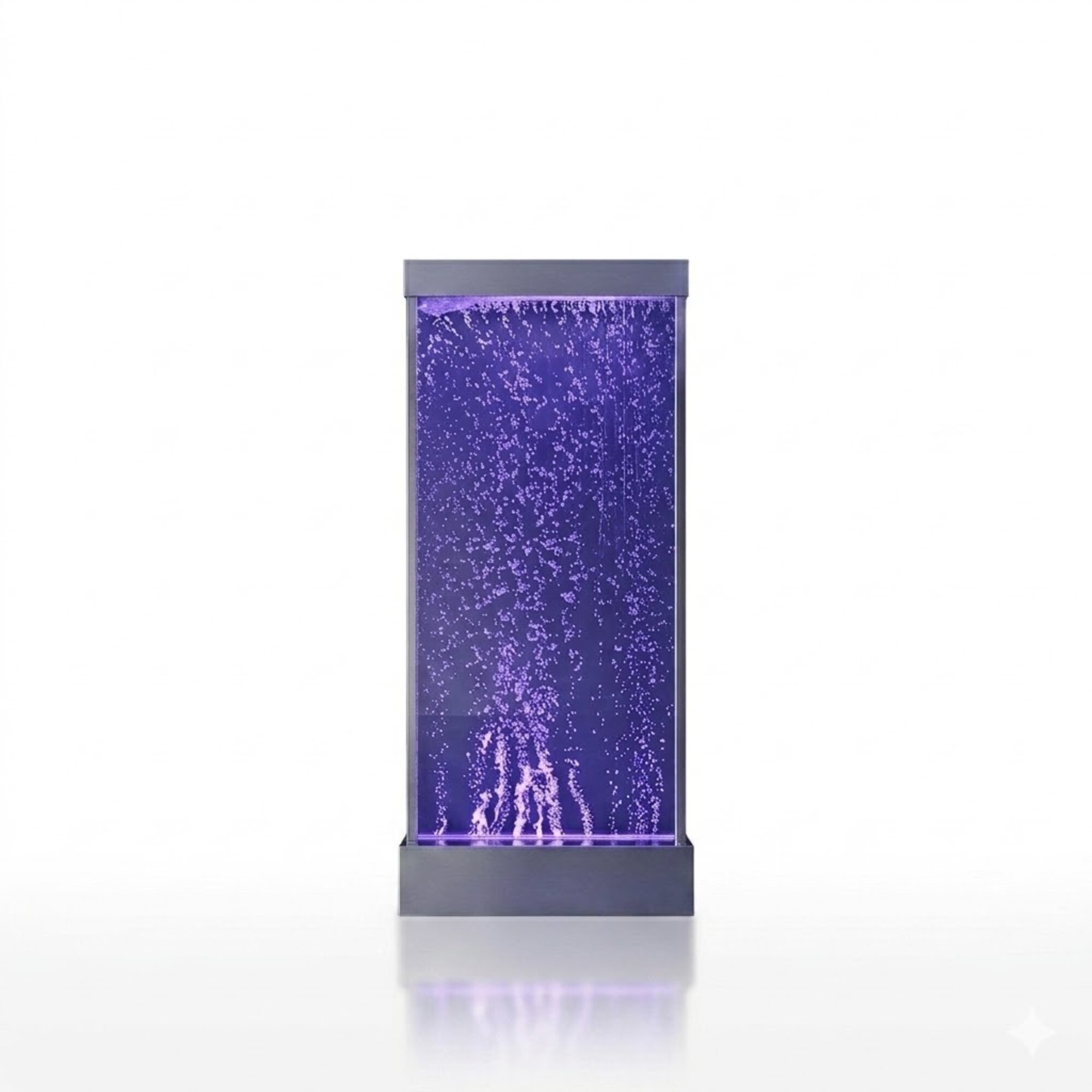 Wassersäule wasserwand Wasserfall Led Luxus Design Einrichtung Metall
