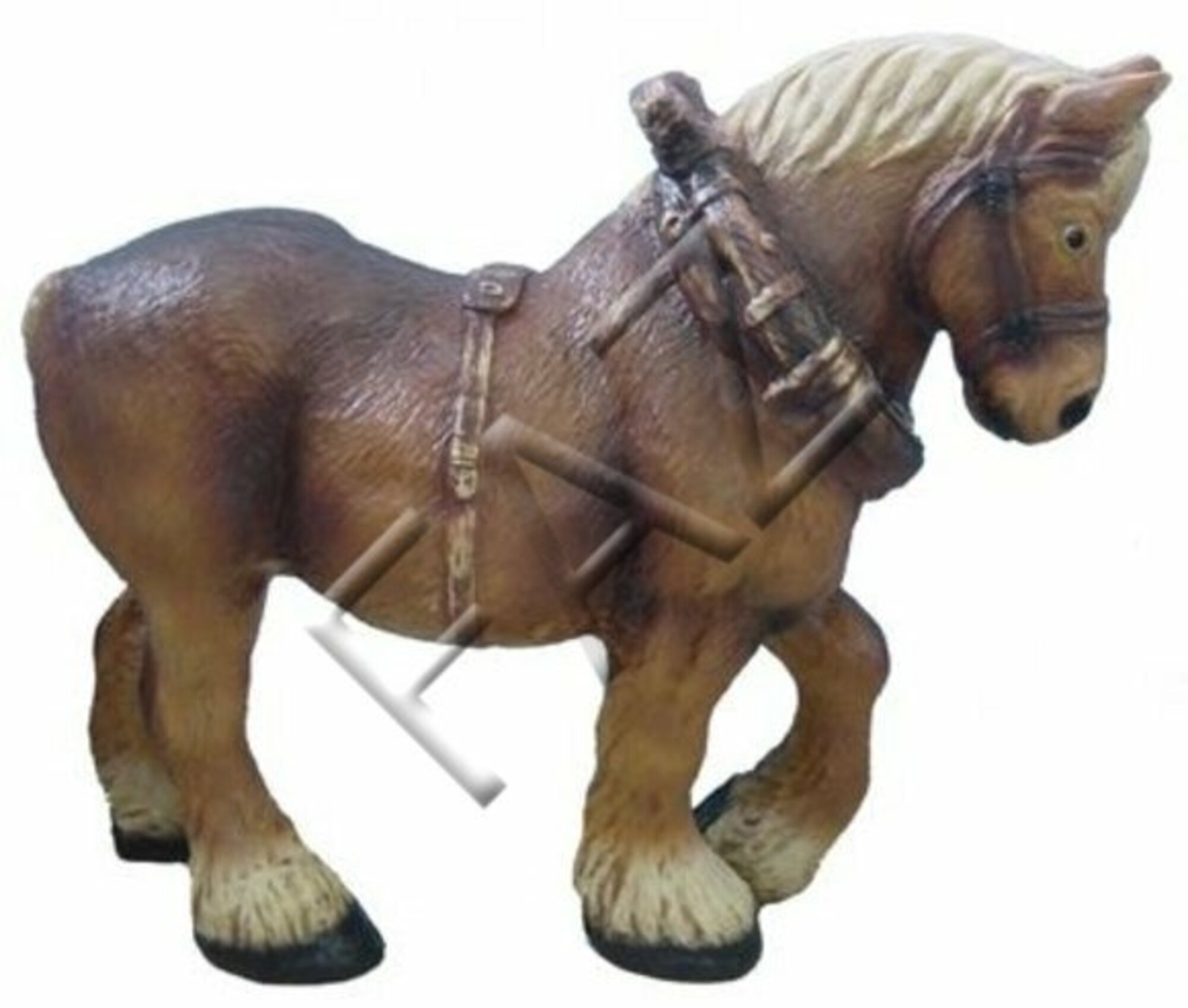 Design Pferd Figur Garten Statue Skulptur Figuren Skulpturen Dekoration