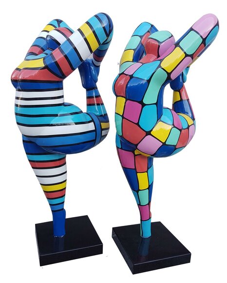 Abstrakte Deko Figur Statue Skulptur 85cm Figuren Statuen Skulpturen Neu