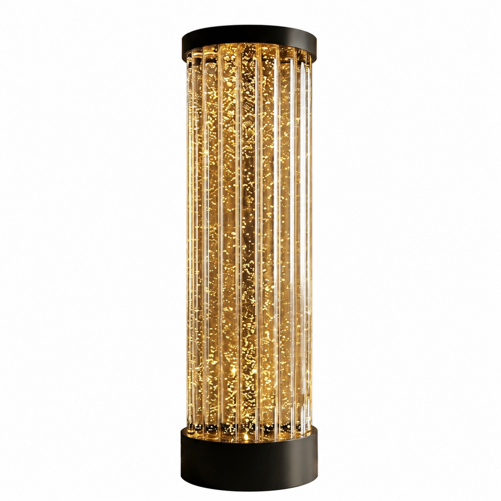 wasser säule xxl 110x200cm big Wasserwand Säulen Wand Trennwand Led Beleuchtet
