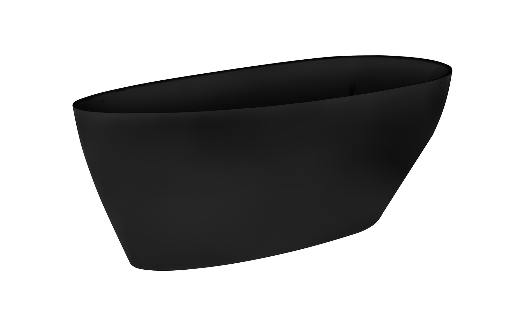 Schwarze LUXUS Design Freistehende Badewanne Wanne Bad