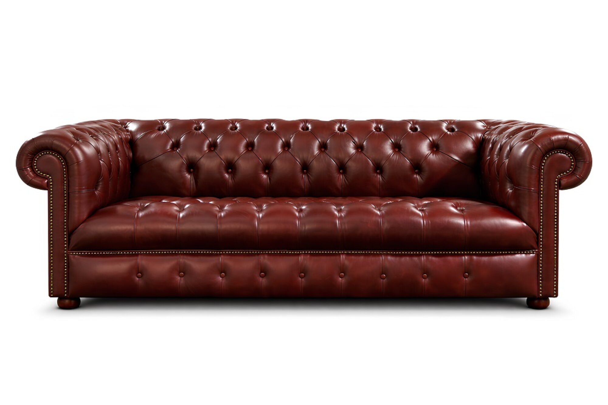 Chesterfield Sofa 3 SITZER Polster Designer Couchen 100% Leder Sofort
