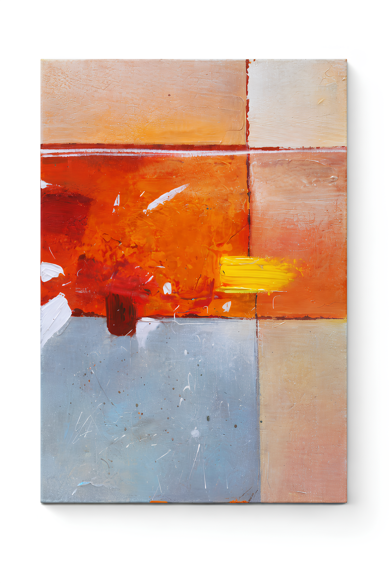 Moderne Ölgemälde mit feinen, präzise ausgearbeiteten Details Sofort