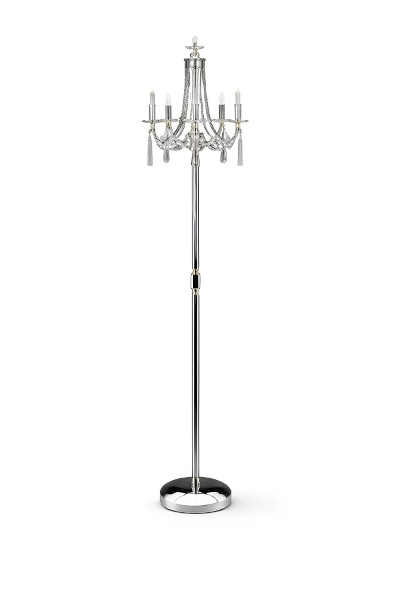 Kristall Stehlampe Standlampe Stand Luxus Leuchten Lampen Lampe Silber Sofort