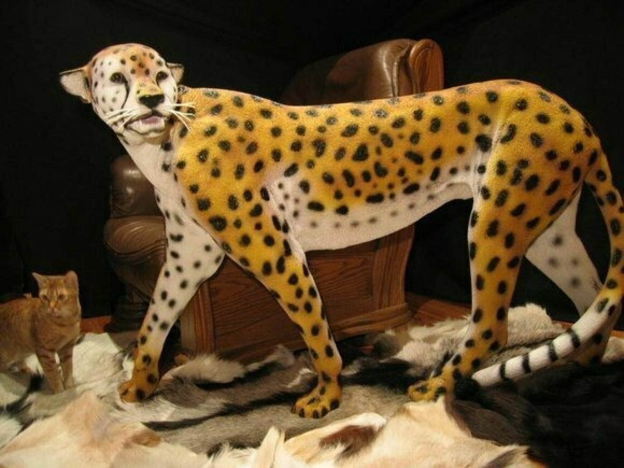 Tiere Deko Figur Statue Skulptur 85cm Figuren Statuen Skulpturen Neu (A281A)