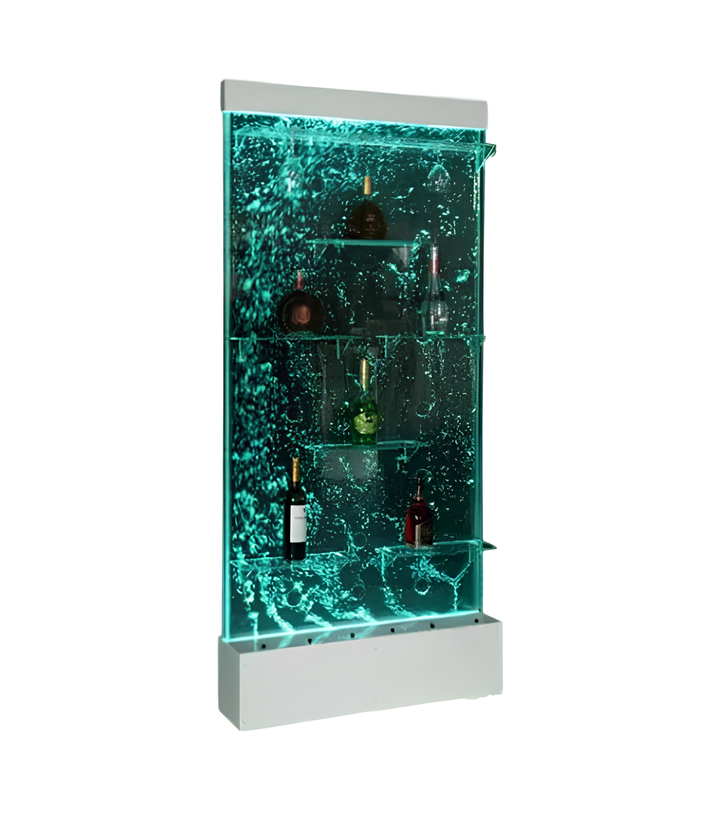 Regale Designer Beleuchtet Led Wasser Wand Bar Regal Säule Wassersäulen Sofort