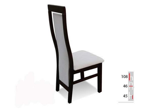 MASSIVHOLZ STUHL ESSZIMMERSTUHL DESIGNER LEDER STUHL STÜHLE