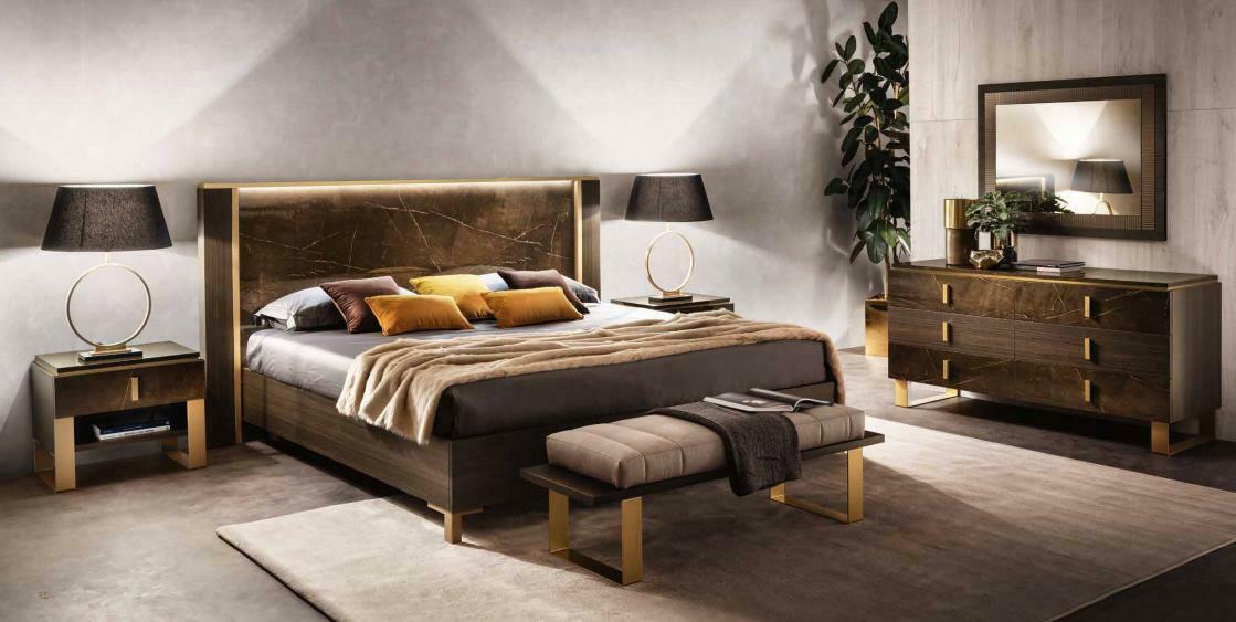 Bett Schlafzimmer Set Design Modern Luxus 2x Nachttisch Italienische 3tlg Möbel