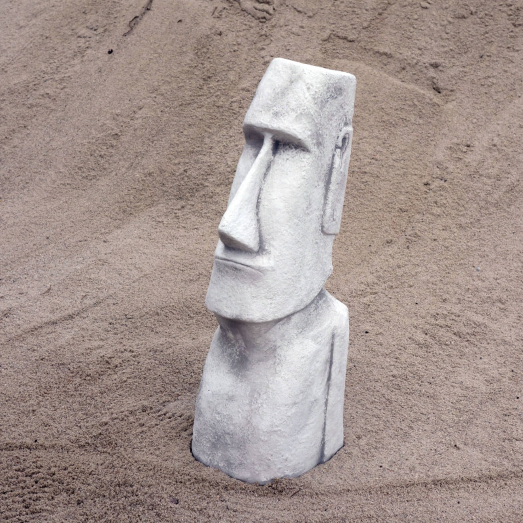 Moai Statue Skulptur Figur Designer Garten Terrasen Deko Skulpturen 76cm Sofort