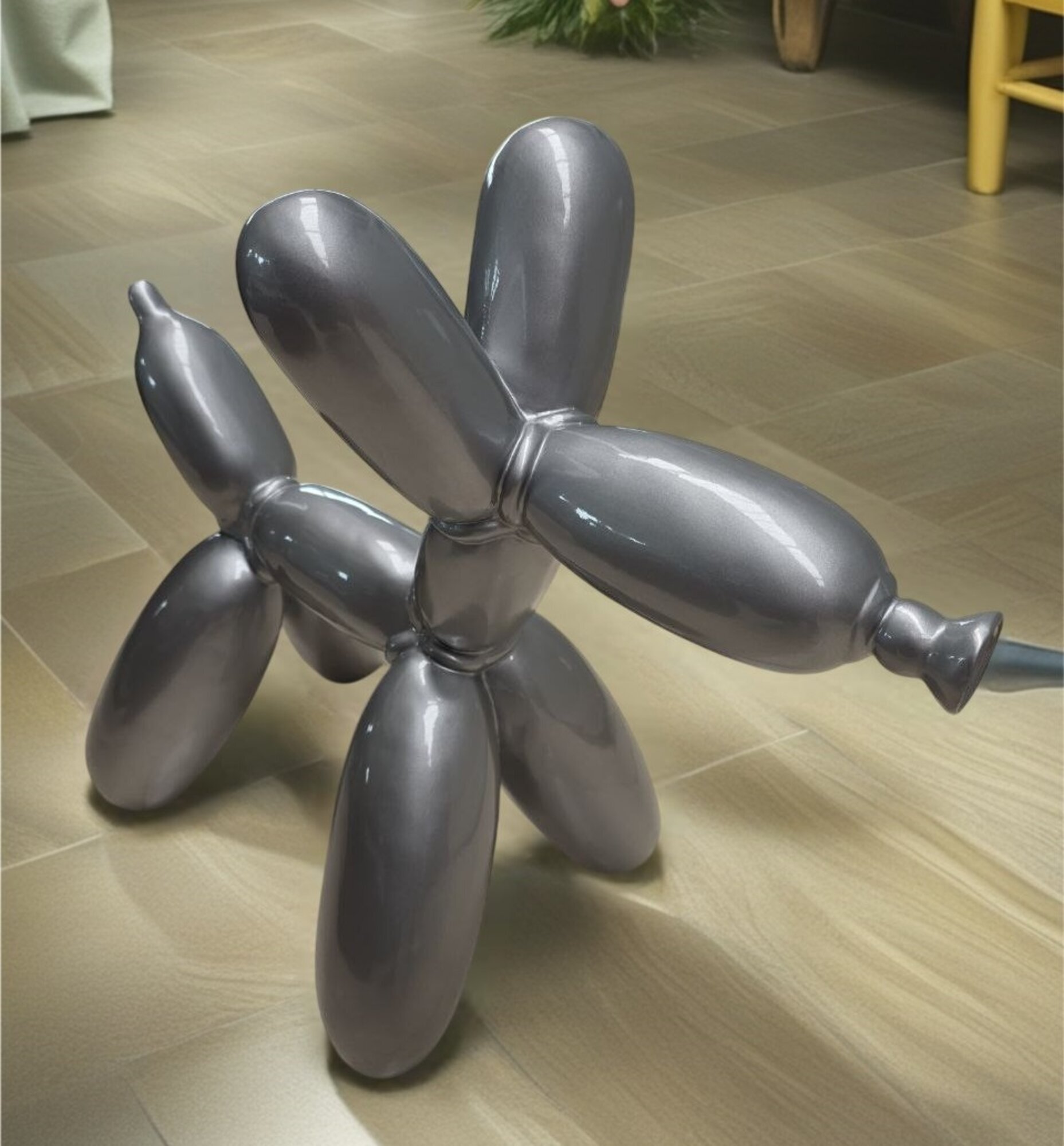 Hund Balon Figur Statue Skulptur Figuren Modern Skulpturen Dekoration Statue Sofort