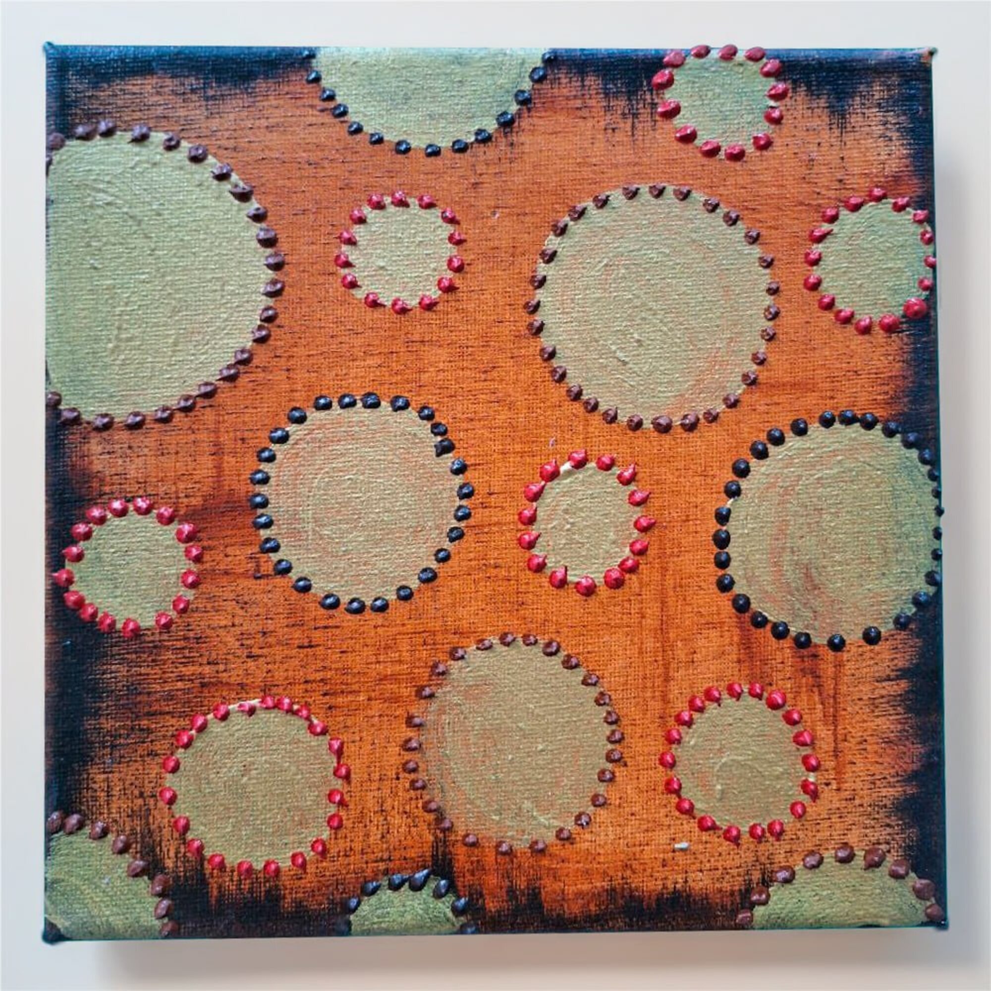 Ein beeindruckendes abstraktes Gemälde, kunstvoll mit hochwertigen Ölfarben geschaffen Sofort