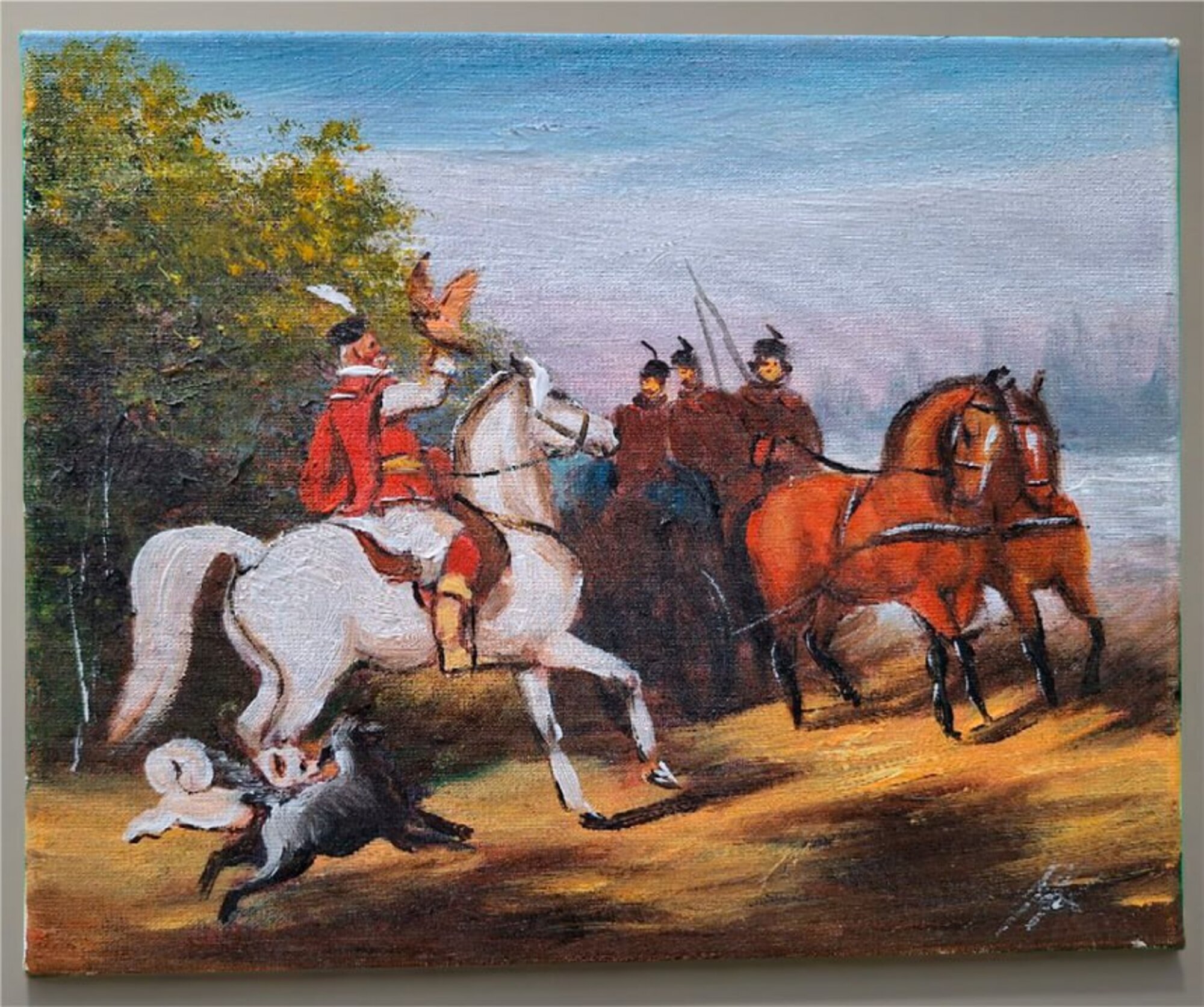 Hochwertiges abstraktes Ölgemälde mit intensiver Ausdruckskraft und moderner Ästhetik Sofort