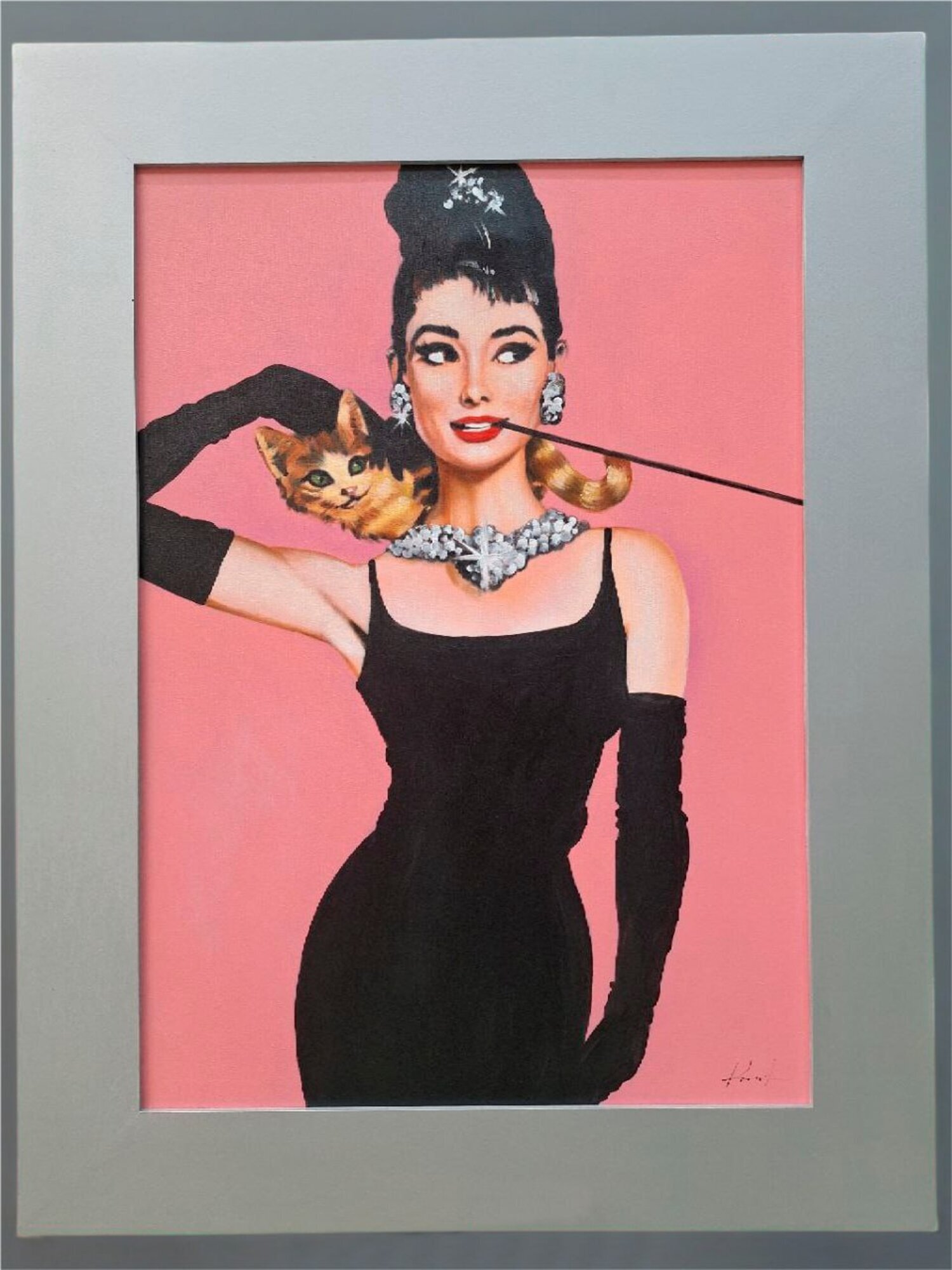 Zeitgenössische Ölmalerei, handgefertigt auf Premium-Leinwand Sofort