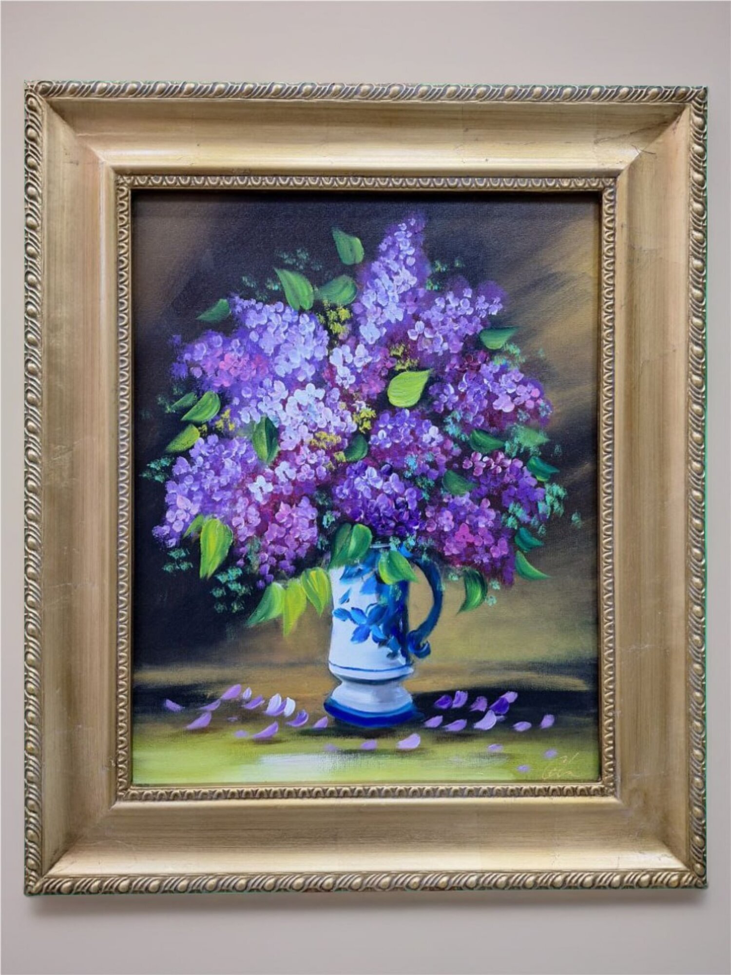 Moderne hochwertige Ölgemälde mit sorgfältig ausgearbeiteten präzisen Details Sofort