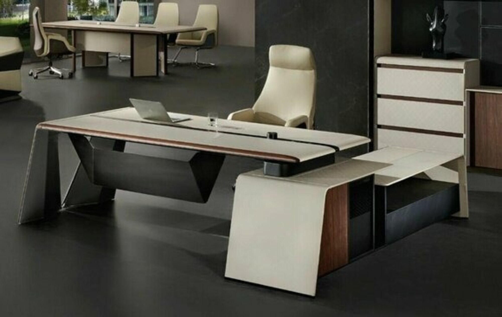 Aktenschrank Bücherregal Regale Schrank Luxus Büro Möbel Schränke 260cm neu