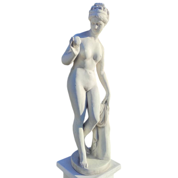 GARTENFIGUR STEINFIGUR FIGUR GARTEN SKULPTUR STEINGUSS FROSTFEST