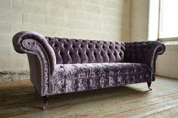 Chesterfield 3 Sitzer XXL Polster Sitz Couch Sofa Garnitur Big Couchen