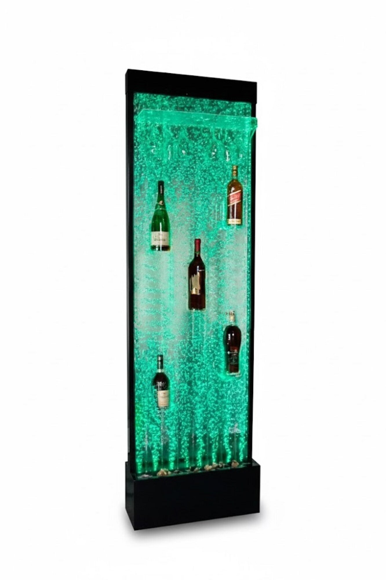 Wasser Wand Säule Water Wall Regal Bar Schrank Möbel LED Beleuchtet Sofort