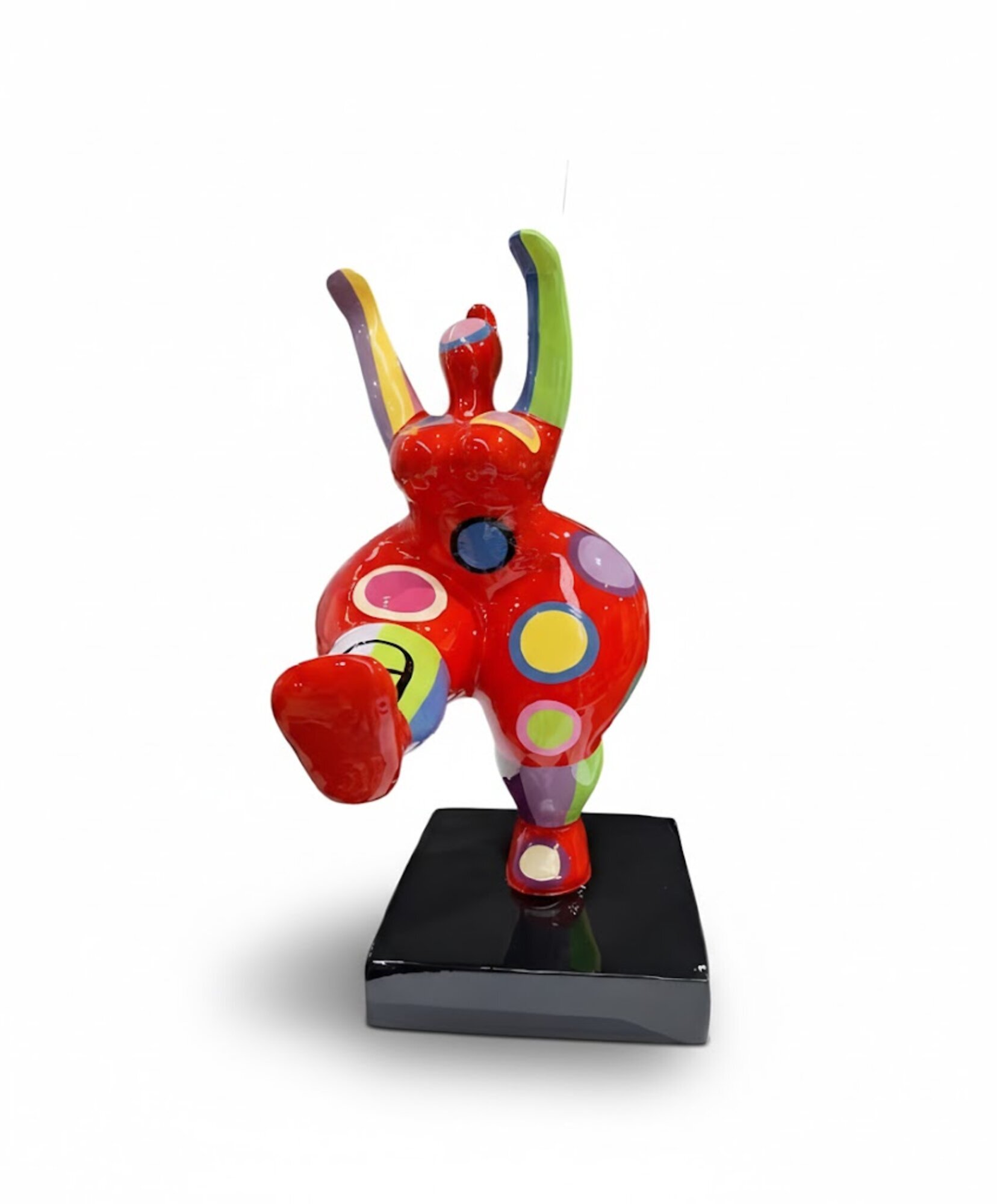 Abstrakte Designer Kunst Niedliche Figur Statue Bunt Bemante Skulpturen Sofort