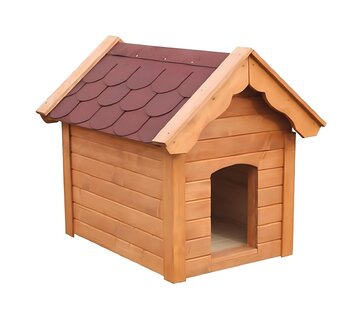 Wetterfeste Hundehütte aus Massivholz  Robustes Hundehaus für den Garten Sofort