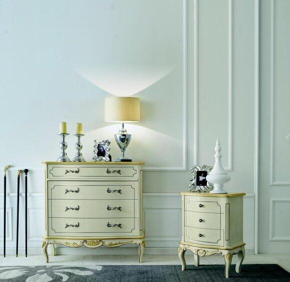 Design Möbel Stil Barock Kommode Holz Italien Möbel Anrichte Luxus Sideboard Neu