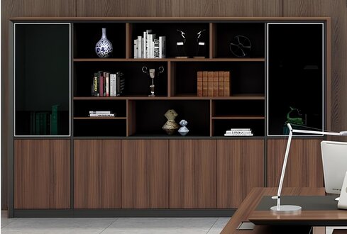 Büro Akten Regal Schrank Holz Regale Schränke Office Einrichtung Kanzlei Praxis