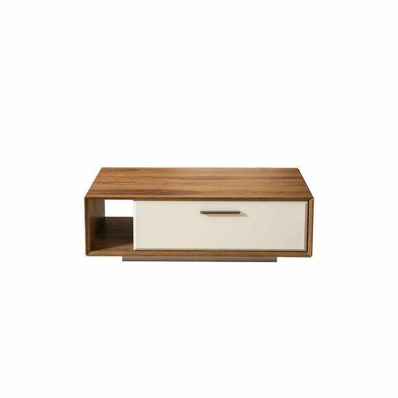 Wohnzimmer Brauner Couchtisch Luxuriöser Kaffeetisch Edler Sofatisch