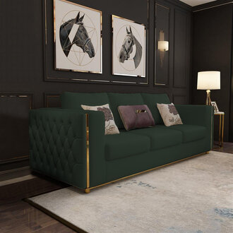 Ledersofa Couch Wohnlandschaft Garnitur Design Modern Sofas Sofa 3 Sitzer Sofort
