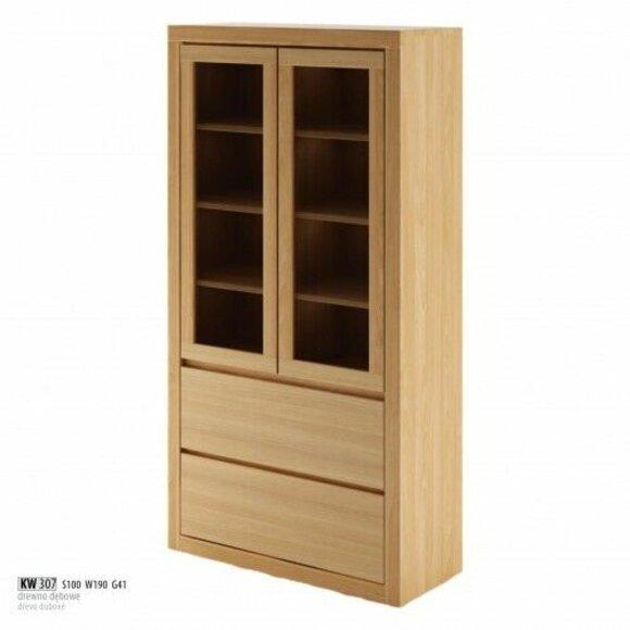 Moderne Vitrinen Schrank Vitrine Handarbeit Vollholz Schränke Massiv Holz Eiche
