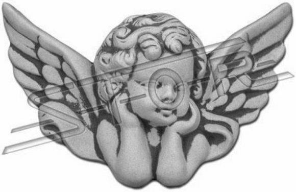Grabschmuck Grab Stein Dekoration Engel Figur Skulptur Gott Heilig 14cm