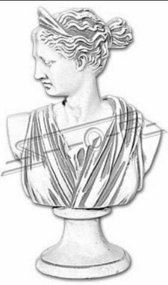 Römische Büste Figur Figuren Statue Statuen Skulptur Skulpturen Frau 32cm