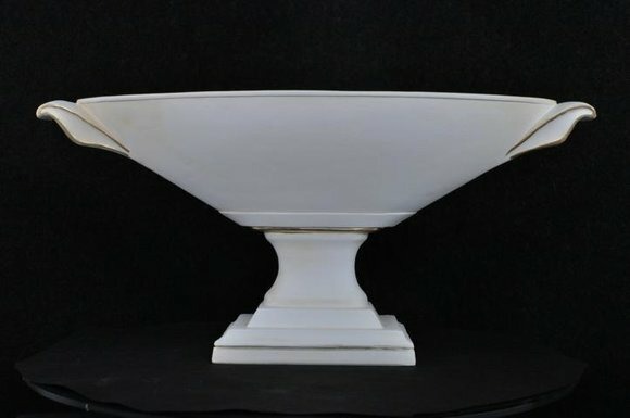 Design XXL Obst Schale Vase Ellipse Vasen Antik Stil Schalen Raum