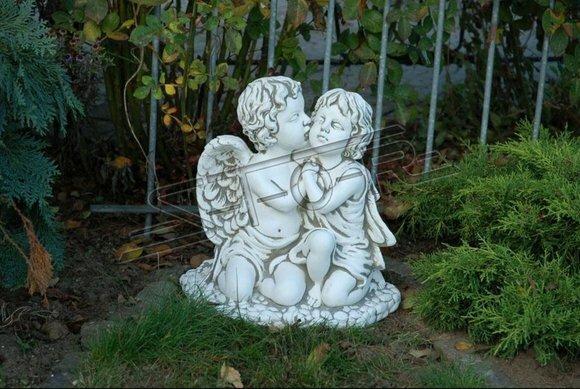 Grabschmuck Grab Stein Dekoration Engel Figur Skulptur Gott Heilig 32cm