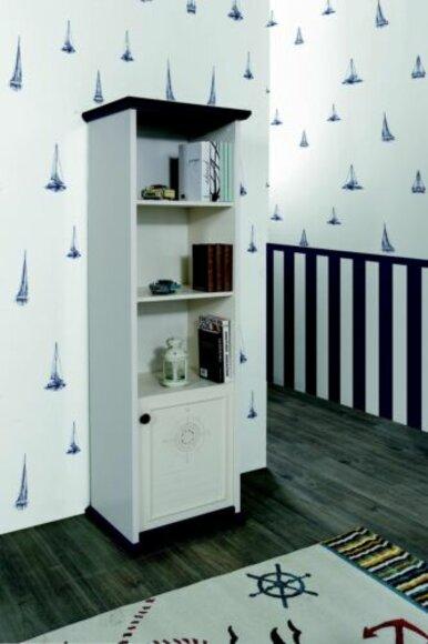 Regal Schrank Bücherschrank für Kinderzimmer Jugendzimmer Weiß Neu