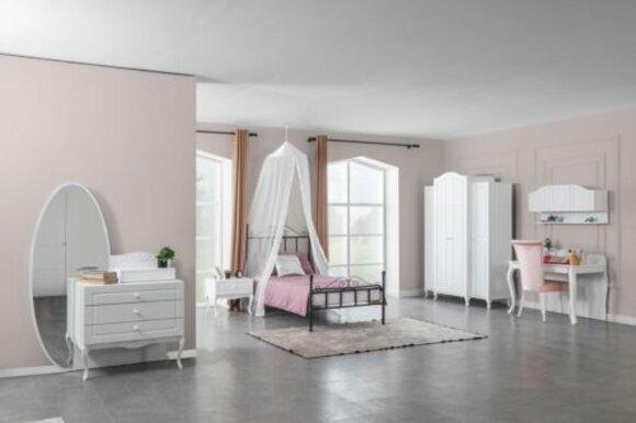Bett Nachttisch Kommode 6 tlg.Schlafzimmer Modern Luxus Schlafzimmer