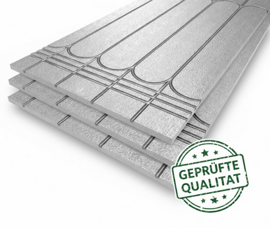 Trockenbau Fußbodenheizung 0,72 m² – kein Estrich – 30/25/20 mm
