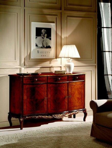 Schicke Luxus Italienische Holz Möbel Kommode Italienische Wohnzimmer Einrichtung Neu