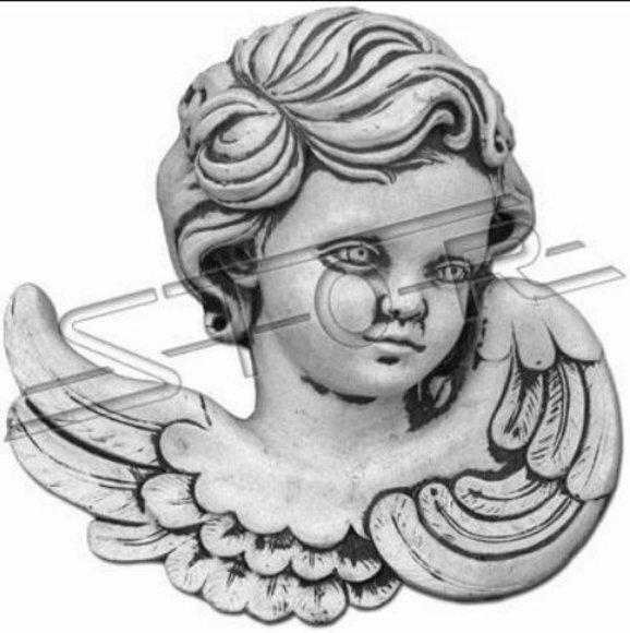 Grabschmuck Grab Stein Dekoration Engel Figur Skulptur Gott Heilig 22cm