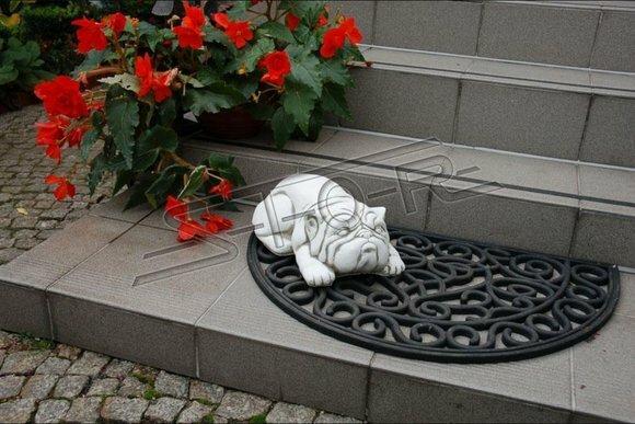 Garten Dekoration Hund Statue Skulptur Figuren Skulpturen Designer Figur