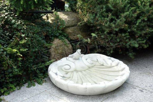 Vogel Tränke Skulptur Design Figur Statue Garten Figuren Statuen Skulpturen