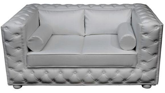 Chesterfield Couch Sofa Garnitur 3 Sitzer Polster Leder Sofas Couchen Neu