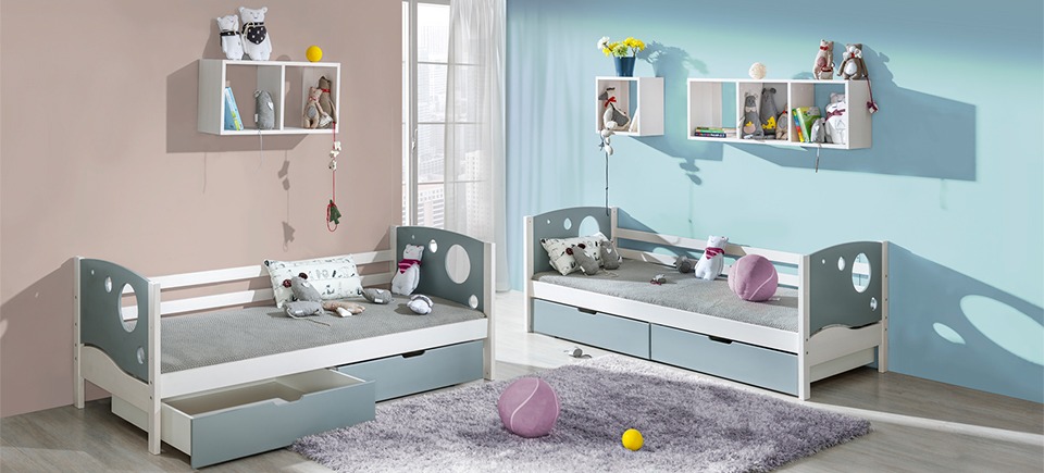 KINDERBETT JUGENDBETT + BETTKASTEN BETT KIEFER KINDERZIMMER BETTEN