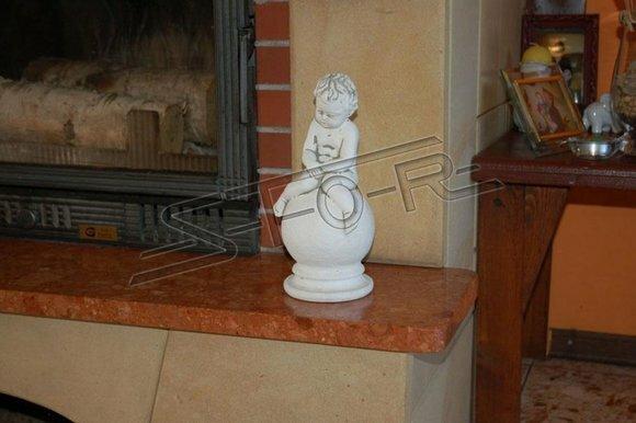 Grabschmuck Grab Stein Dekoration Engel Figur Skulptur Gott Heilig 25cm