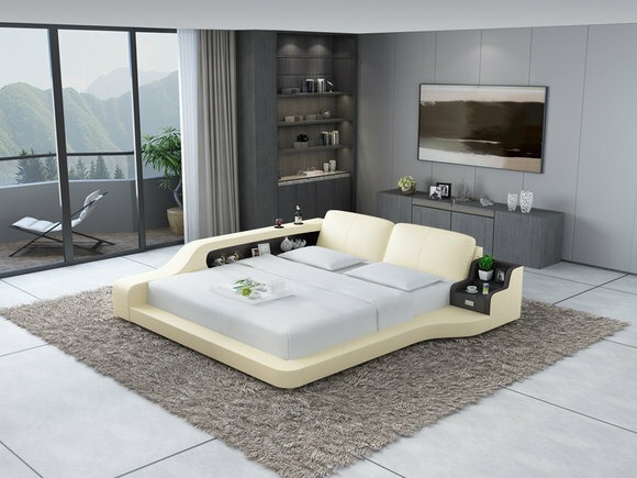 Designer Bett Polsterbett Luxusbett Doppelbett Ehebett Betten 140/160/180/200 LB8841