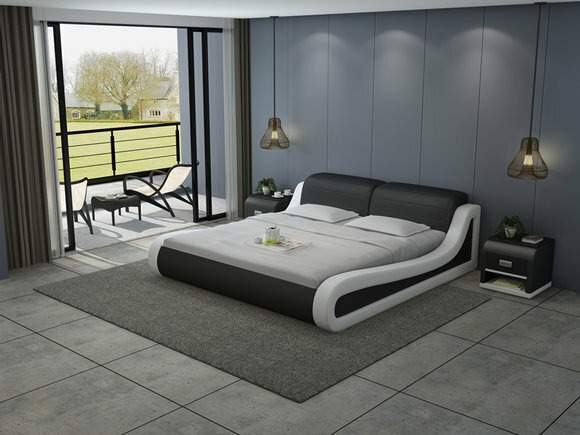 Leder Bett Design Polster Betten Luxus Doppel Hotel Ehe Big 140/160/180 LB8831