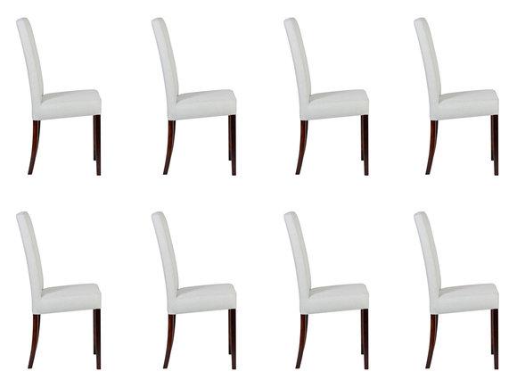 8x Stühle Stuhl Polster Design Lounge Club 8x Sitz Lehn Garnitur Sessel Neu