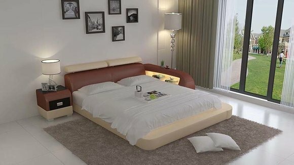 Designer Bett Polsterbett Luxusbett Doppelbett Ehebett Betten 140/160/180/200